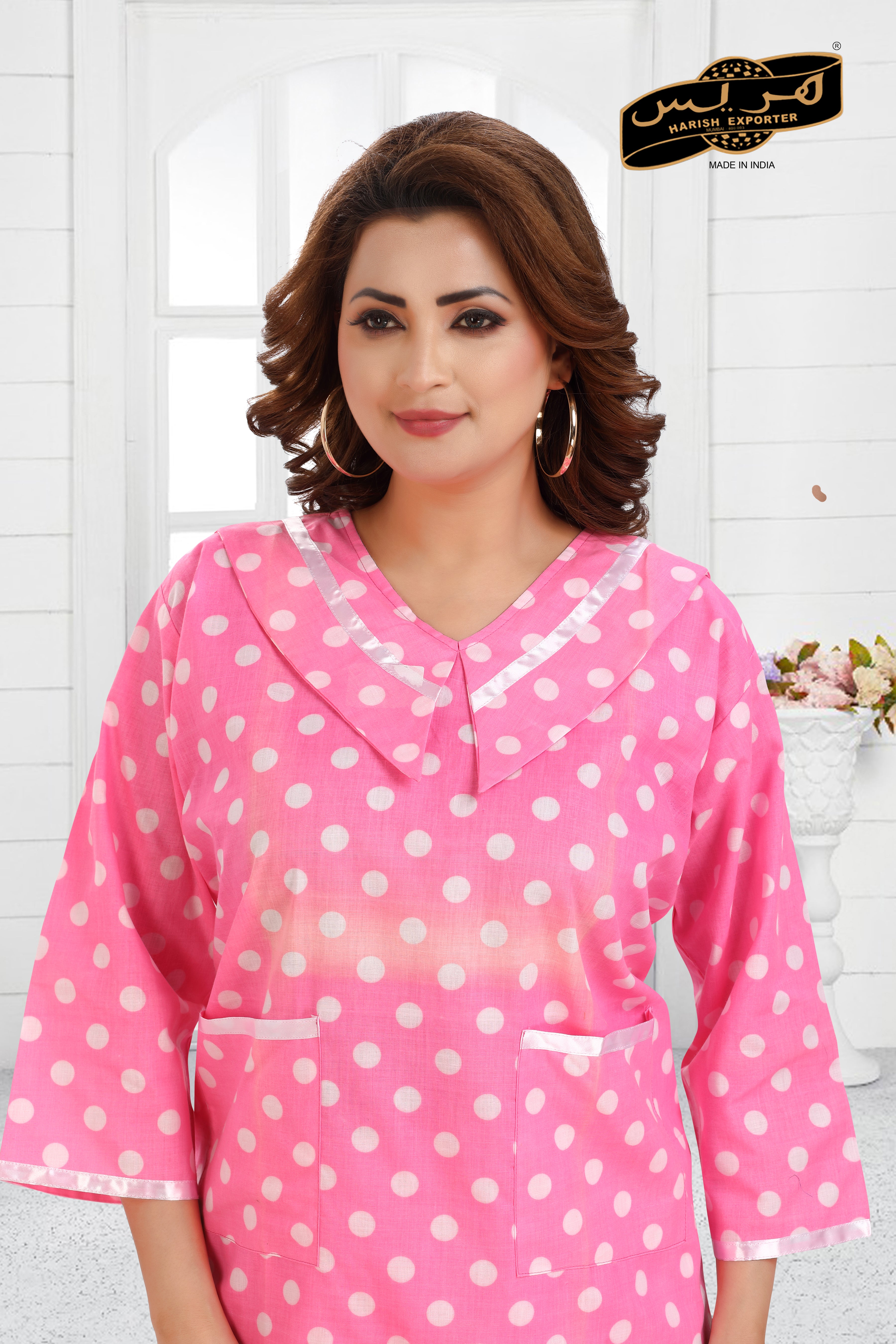 Cotton Pink Top & Pant Set - Stylish & Comfortable