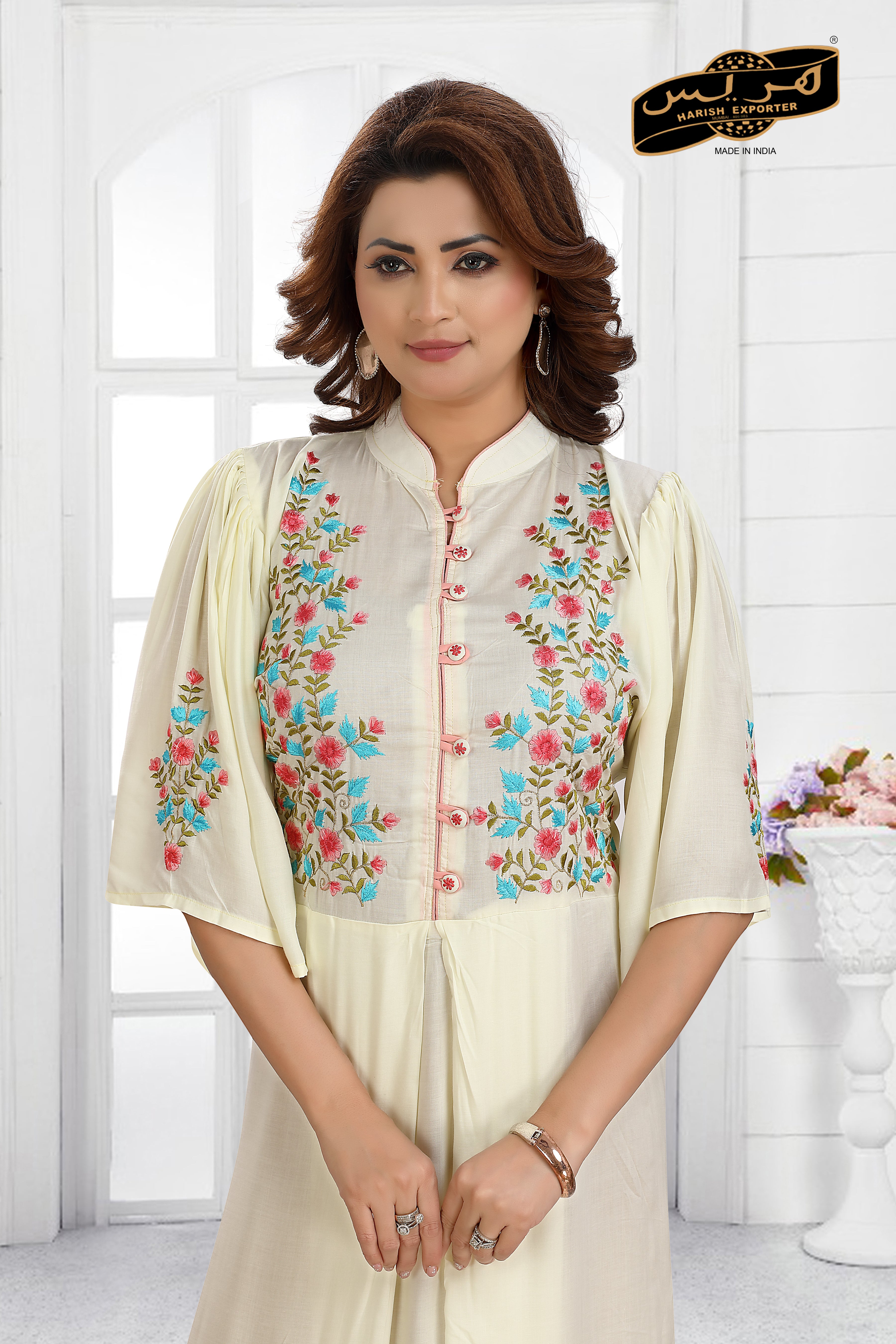 Cream Cotton Maxi Dress - Elegant & Versatile FS268