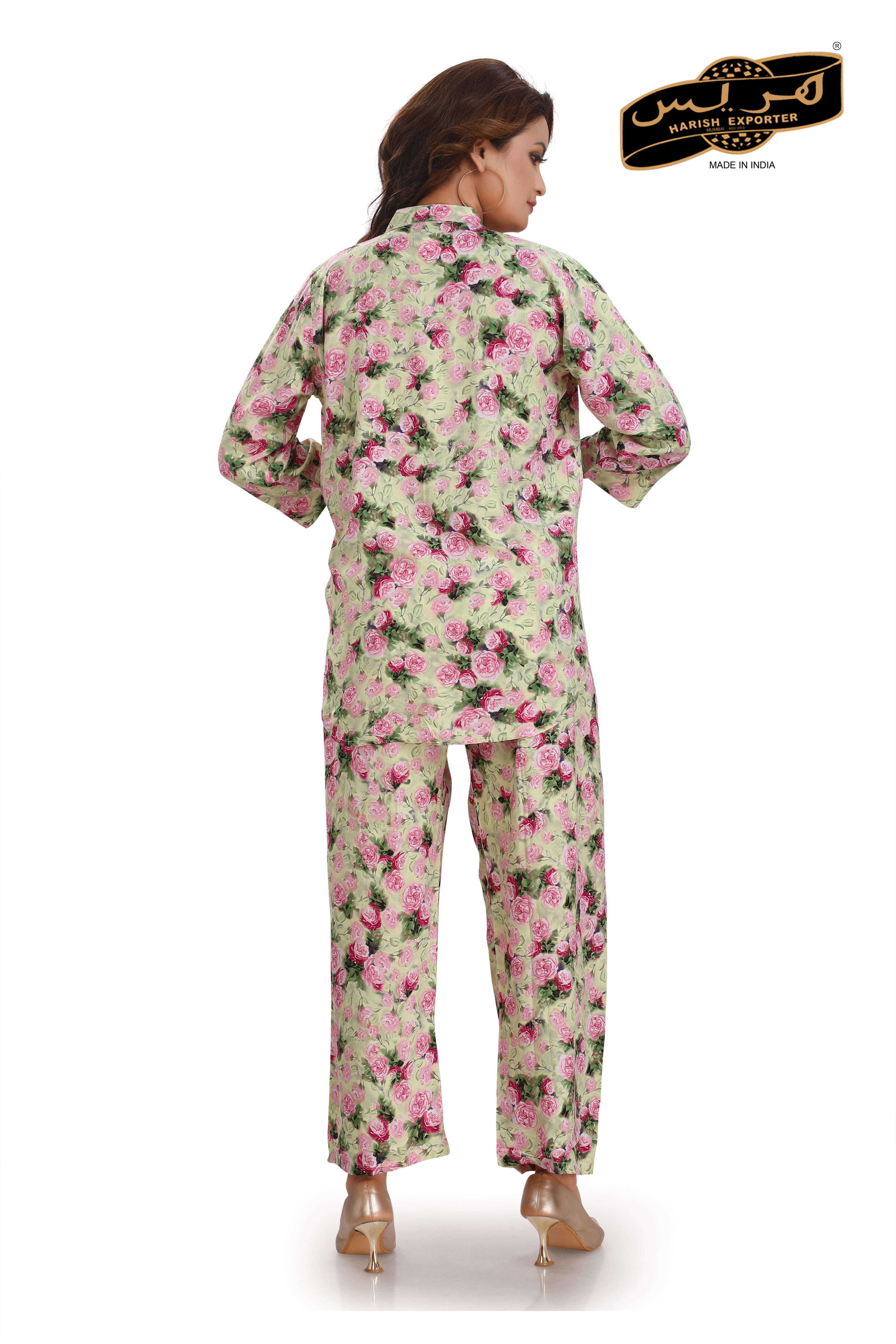 Cotton Floral Co-Ord Set - Elegant & Trendy PS-RMG