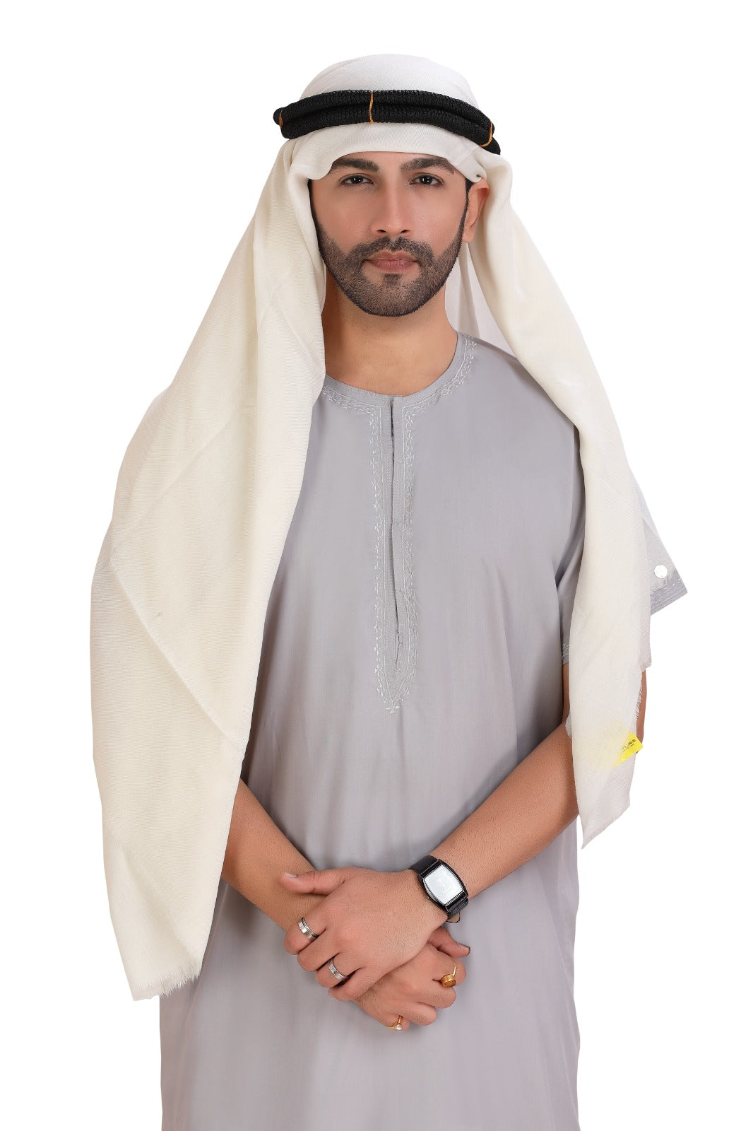 Woolen Roomal – Men’s Headwear with Exquisite Embroidery for Traditional & Formal Occasions