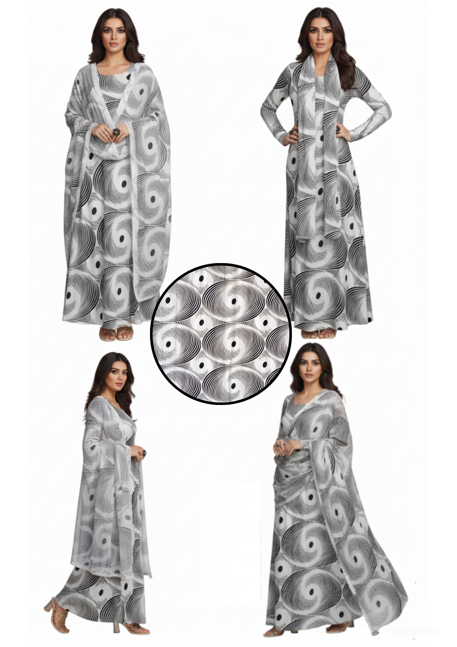 Cotton Fabric With Dupatta